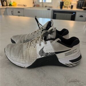 Nike Cream and Black Sneakers